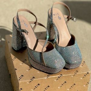 Mix No. 6 Rhinestone Platform Sandals